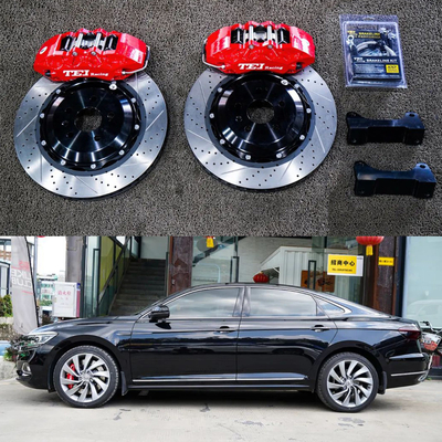 6 Zuiger Racing Remklauw VW Big Brake Kit 355*32 MM High Carbon Disc Racing En Remblokken voor PASSAT 19 Inch Velg